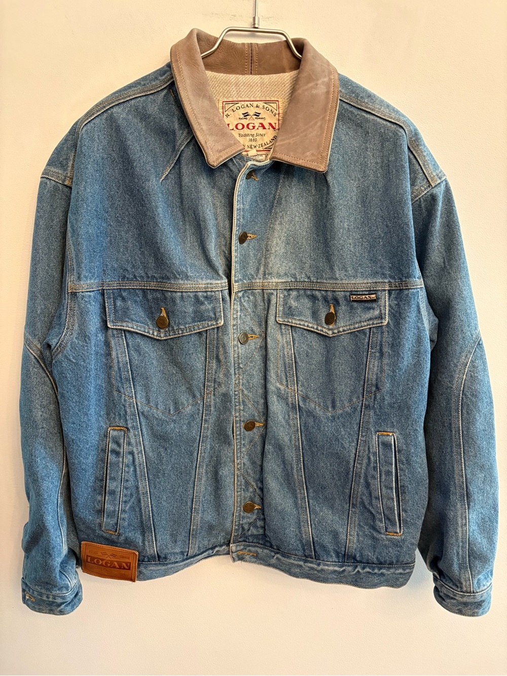 Vintage Logan New Zealand Denim Jean Chore Jacket